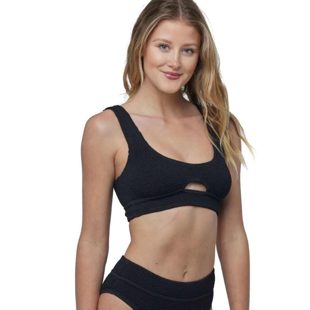 Love &  Bikinis Sardinia front cutout Bikini Top
